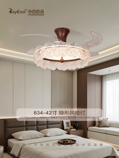 [XBLP-834] 834 Ceiling Fan with Light | Xiaobai Liangpin